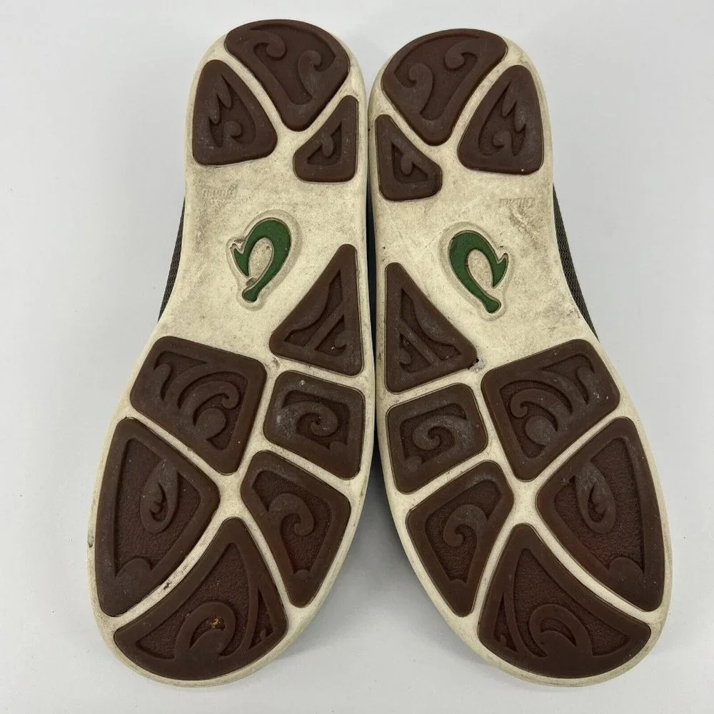 Olukai Shoes Mens‎ Size 9M EUR 42 Brown Nohea Mesh Slip On Sneaker